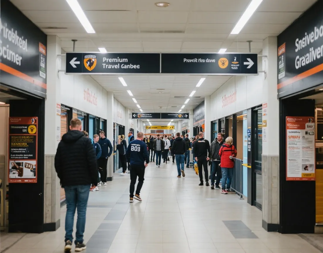 世界盃場館交通與入場動線示意圖